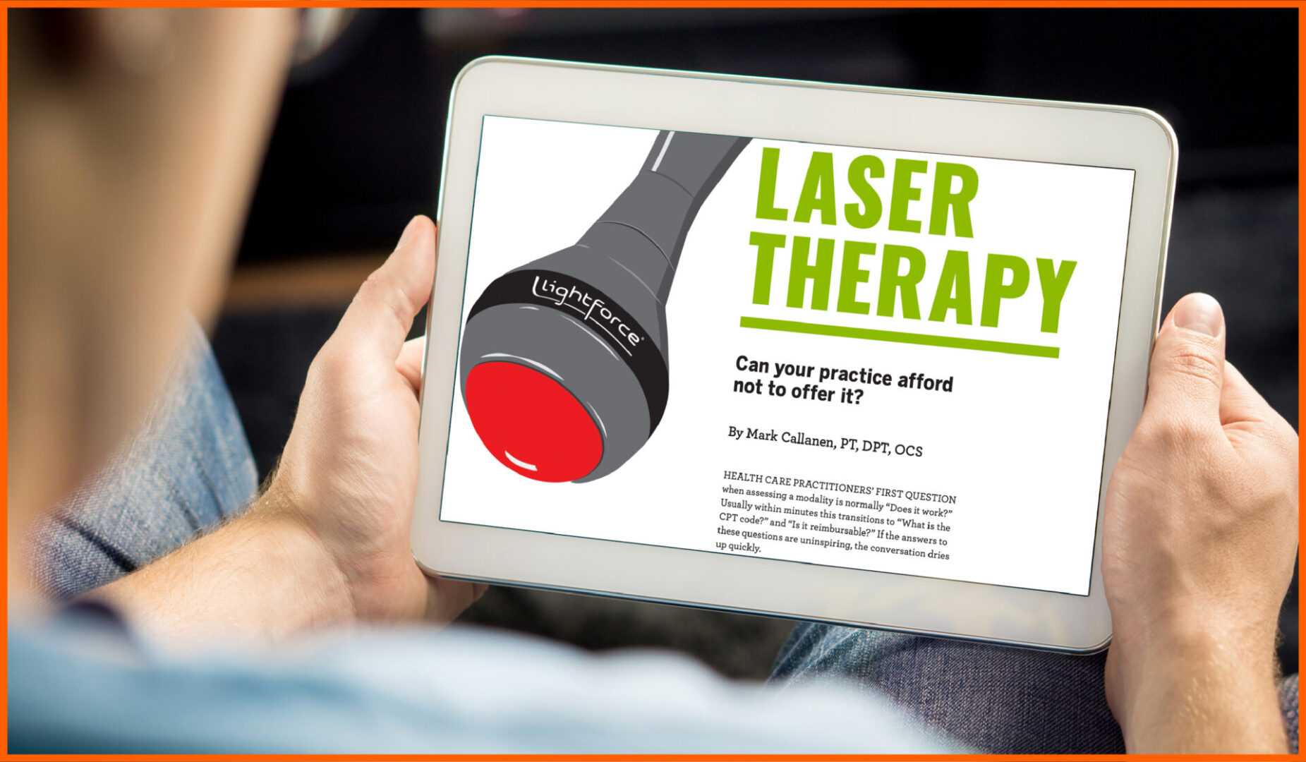 Chiropractor Laser Treatment